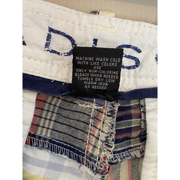 Madison Patchwork Multicolor Shorts Men's Size 36 Flat Front Summer Beach Fun - Picture 12 of 12